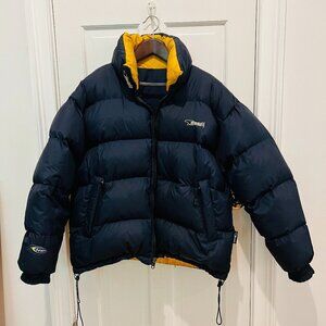 VINTAGE BEAR USA RN 90680 EXTREME WEATHER REVERSIBLE DOWN JACKET MEN'S SIZE XL